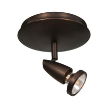 1 Light Adjustable LED Flush Mount in Bronze Color