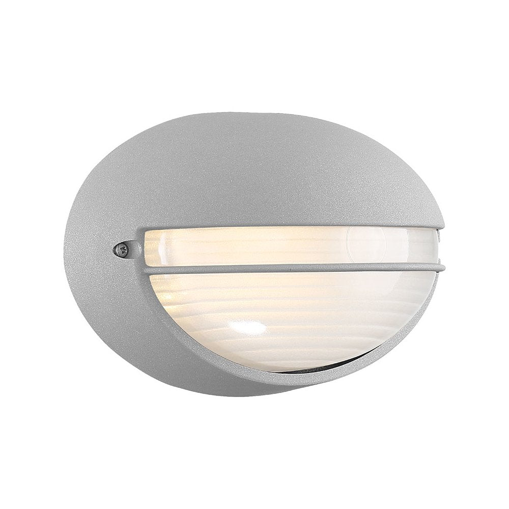 Outdoor LED Bulkhead in Satin Color