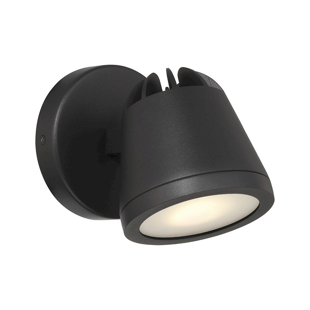 Outdoor Adjustable LED Spotlight in Black Color