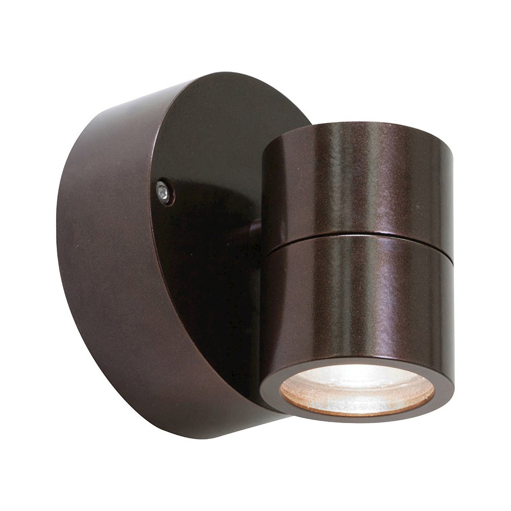 1 Light Outdoor LED Wall Mount Spotlight