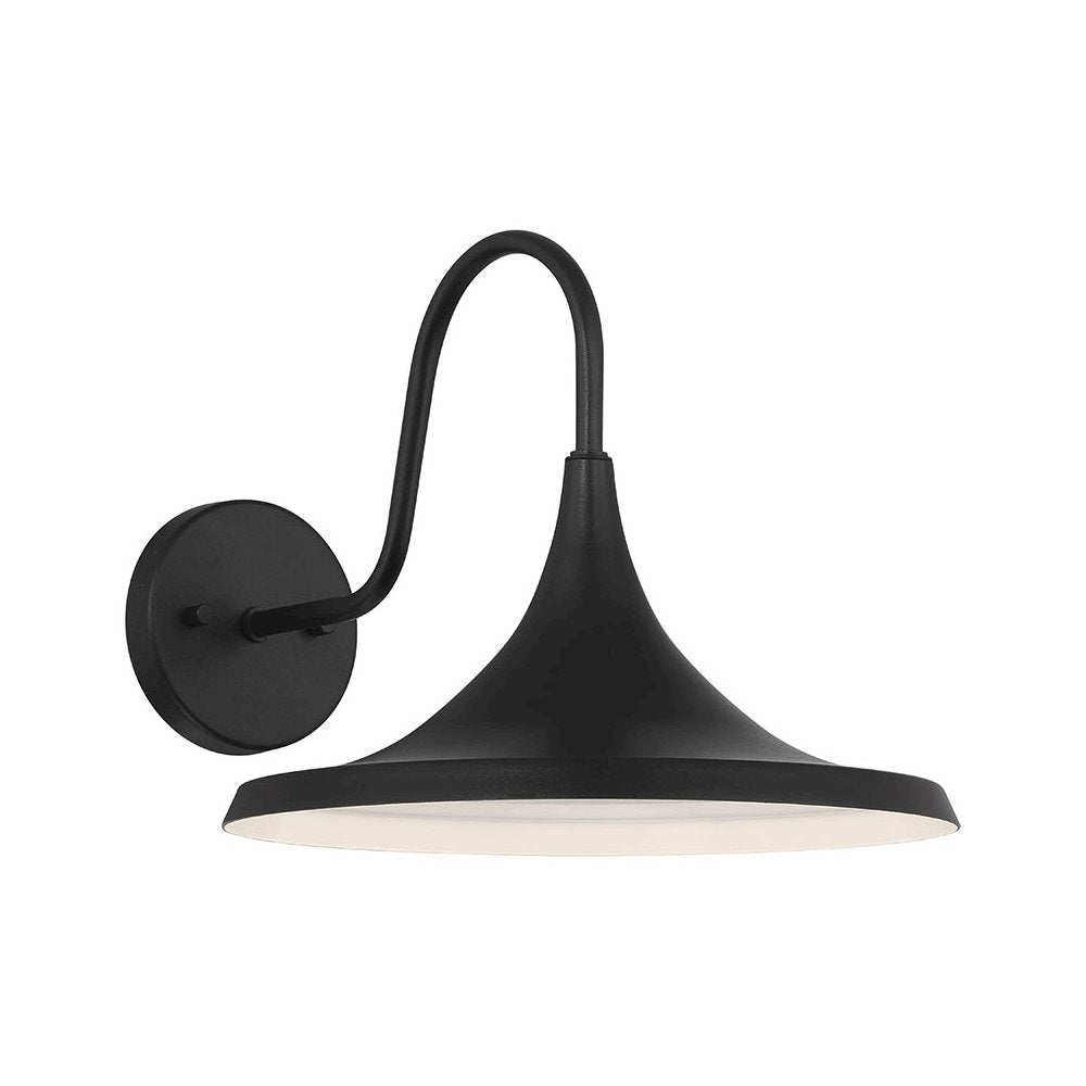 Outdoor LED Wall Mount in Black Color
