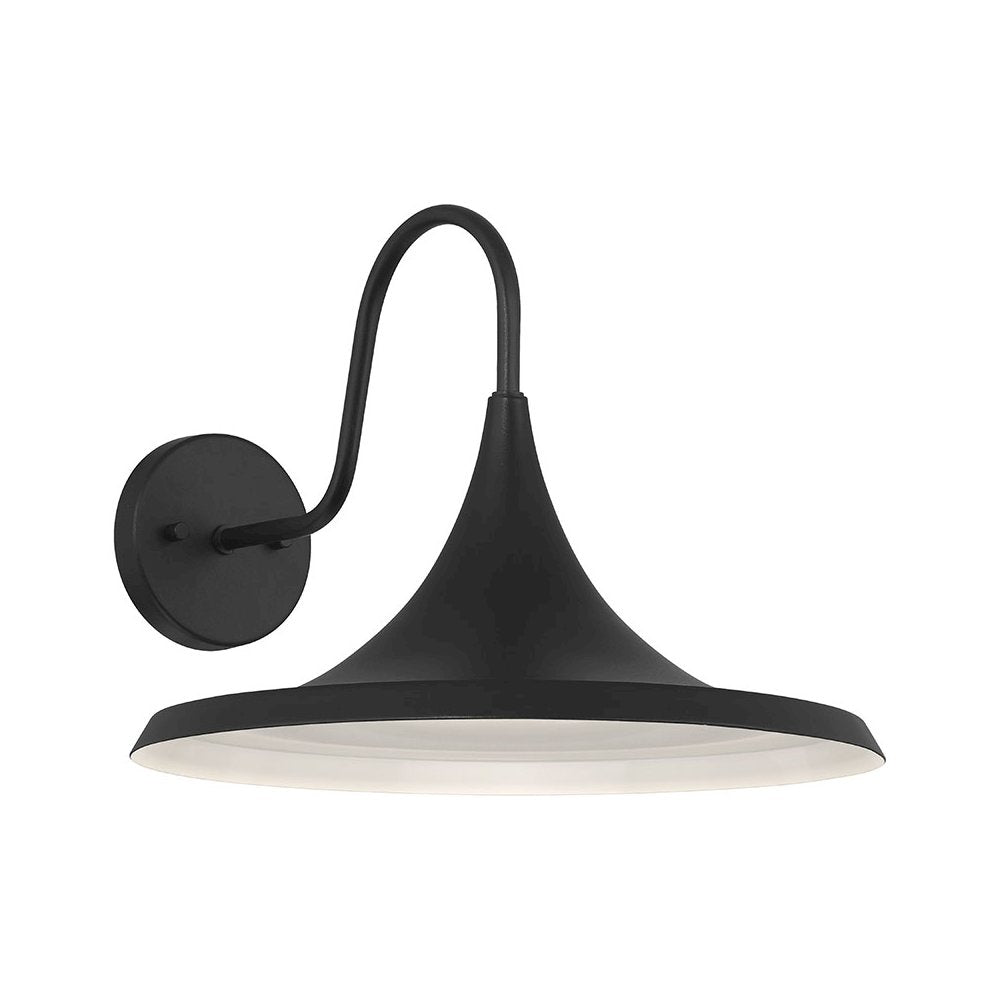 Outdoor LED Wall Mount in Black Color