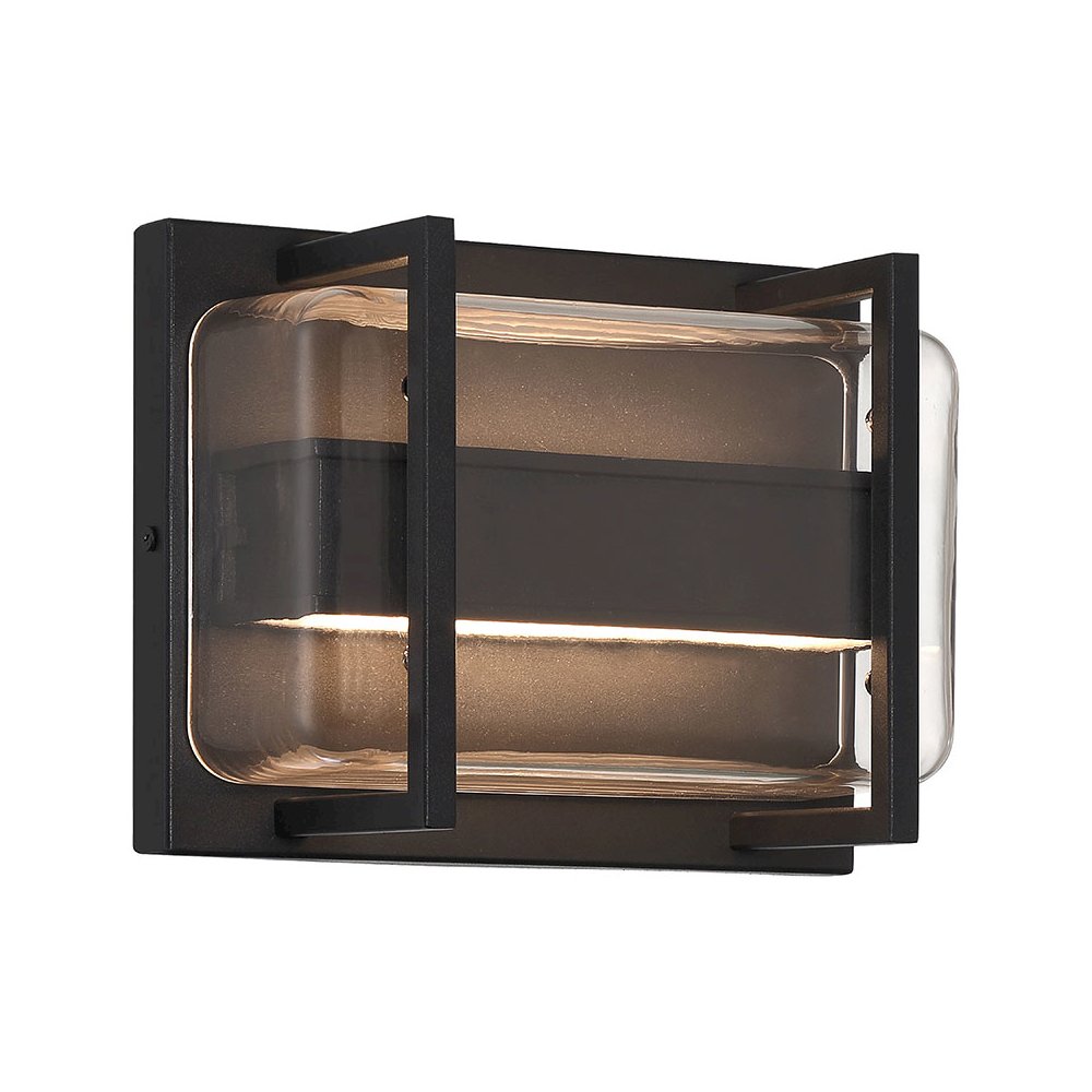 Bi-Directional Outdoor LED Wall Mount in Black Color