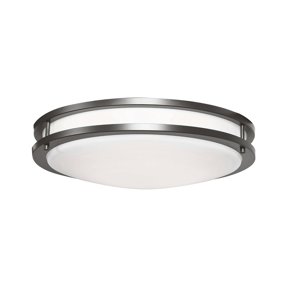 LED Flush Mount in Bronze Color