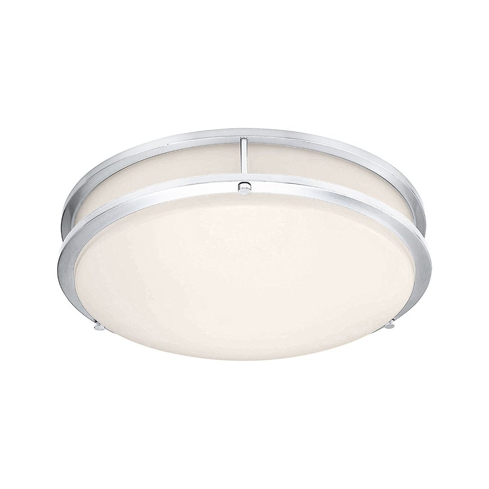 LED Flush Mount in Chrome Color