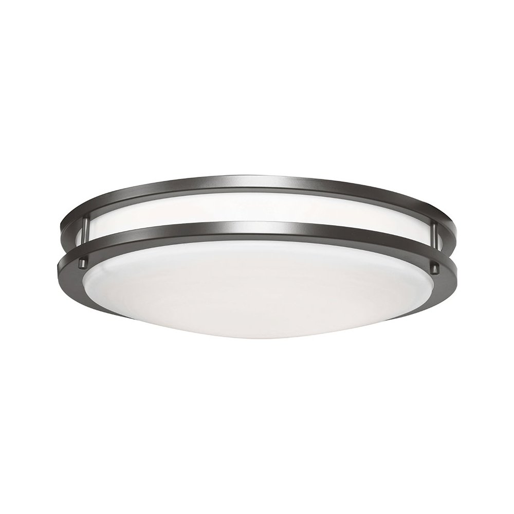 LED Flush Mount in Bronze Color