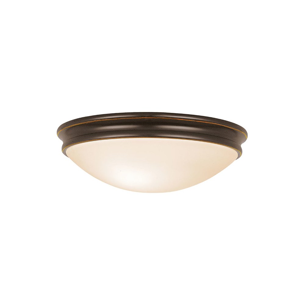 Flush Mount in Oil Rubbed Bronze Color