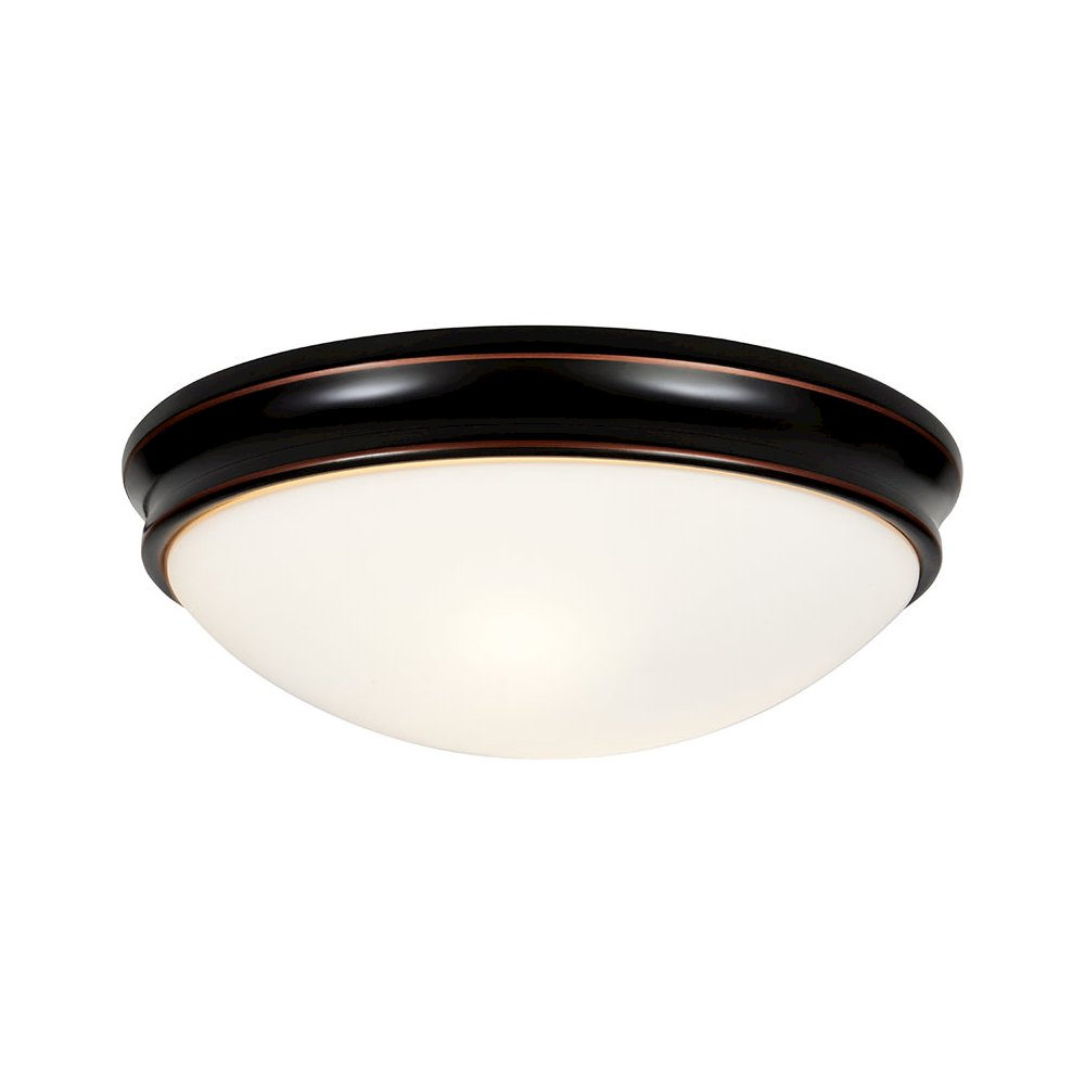 Flush Mount in Oil Rubbed Bronze Color