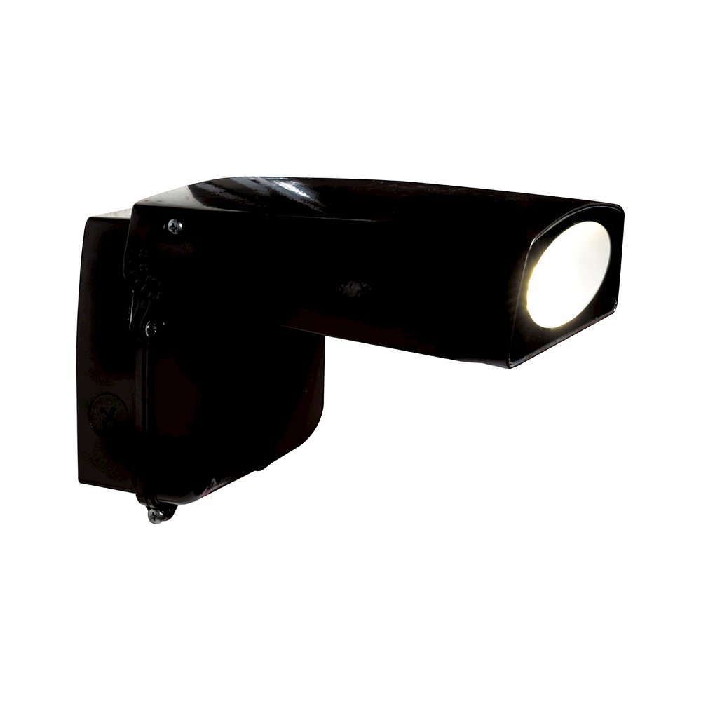 Outdoor Adjustable LED Wall Mount in Black Color