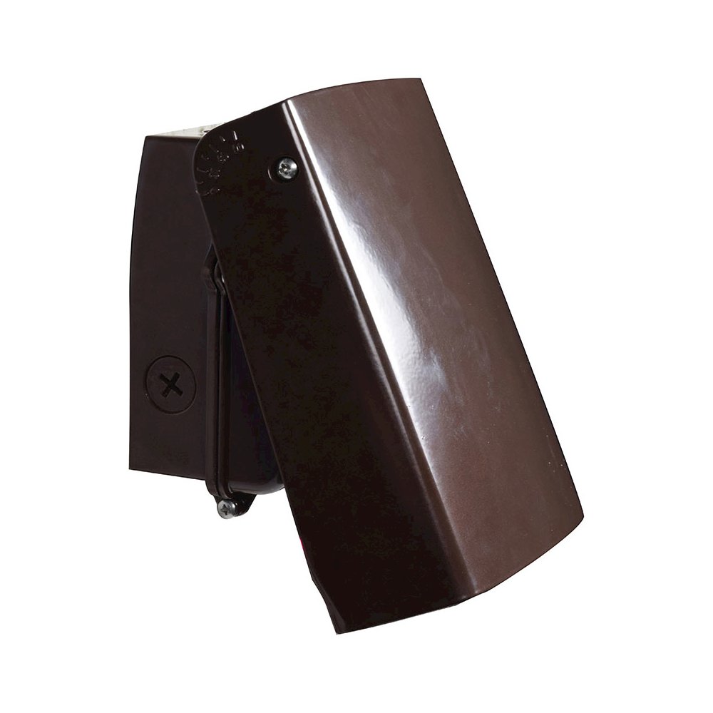 Outdoor Adjustable LED Wall Mount in Bronze Color