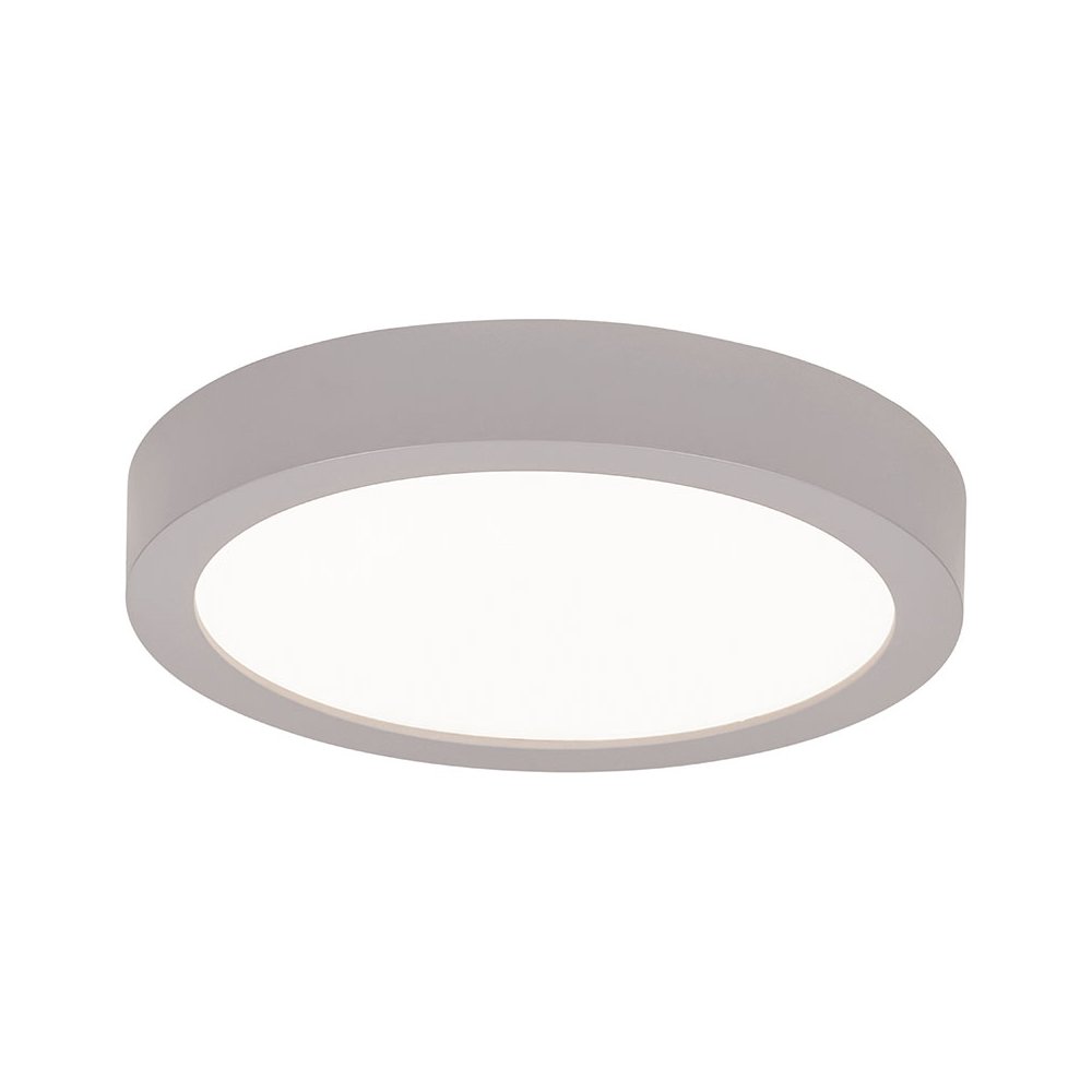 Outdoor LED Flush Mount in Silver Color
