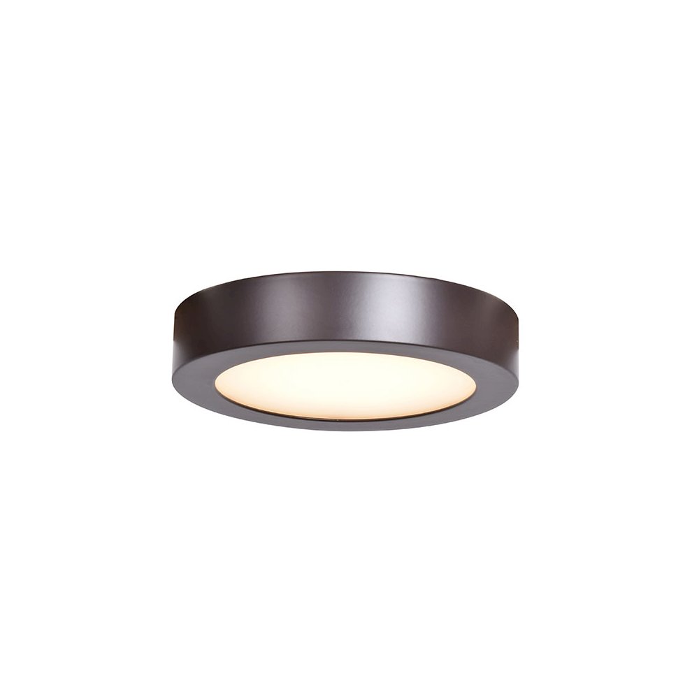 LED Flush Mount in Bronze Color