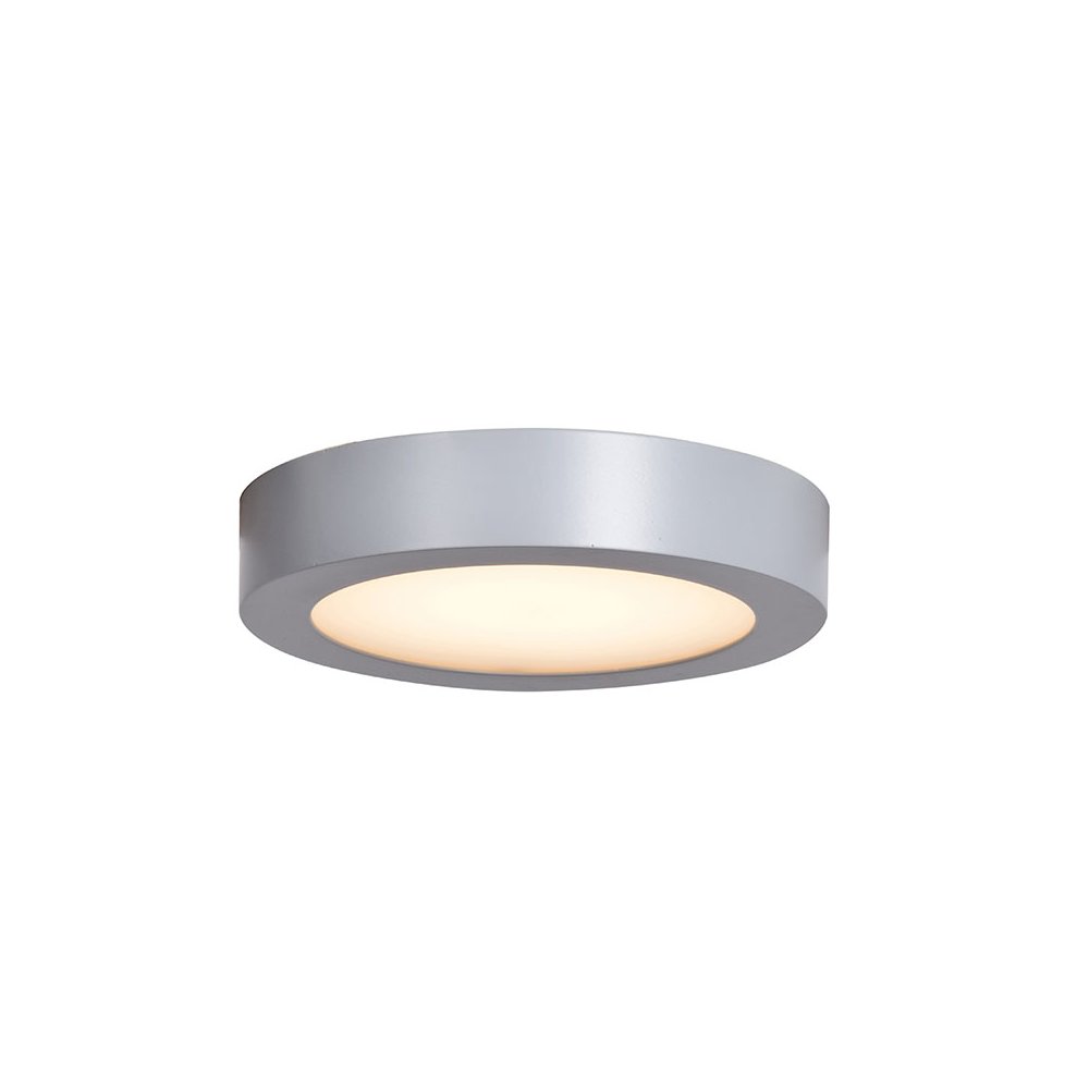 LED Flush Mount in Silver Color