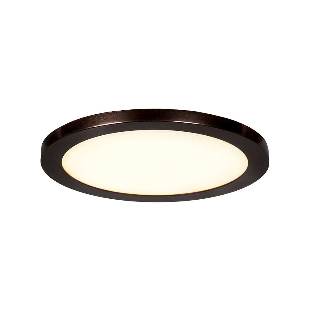 LED Flush Mount in Bronze Color