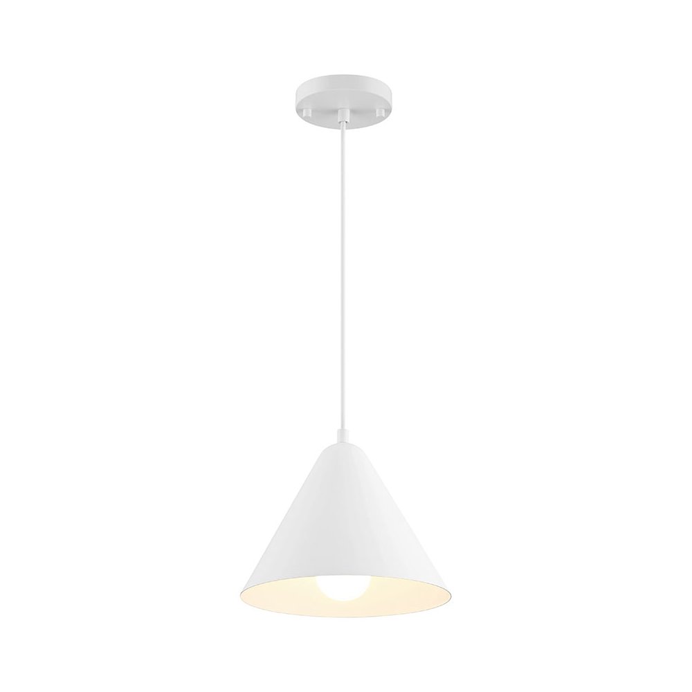 LED Pendant in Matte White Color