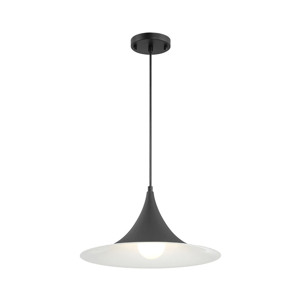 LED Pendant in Matte Black Color