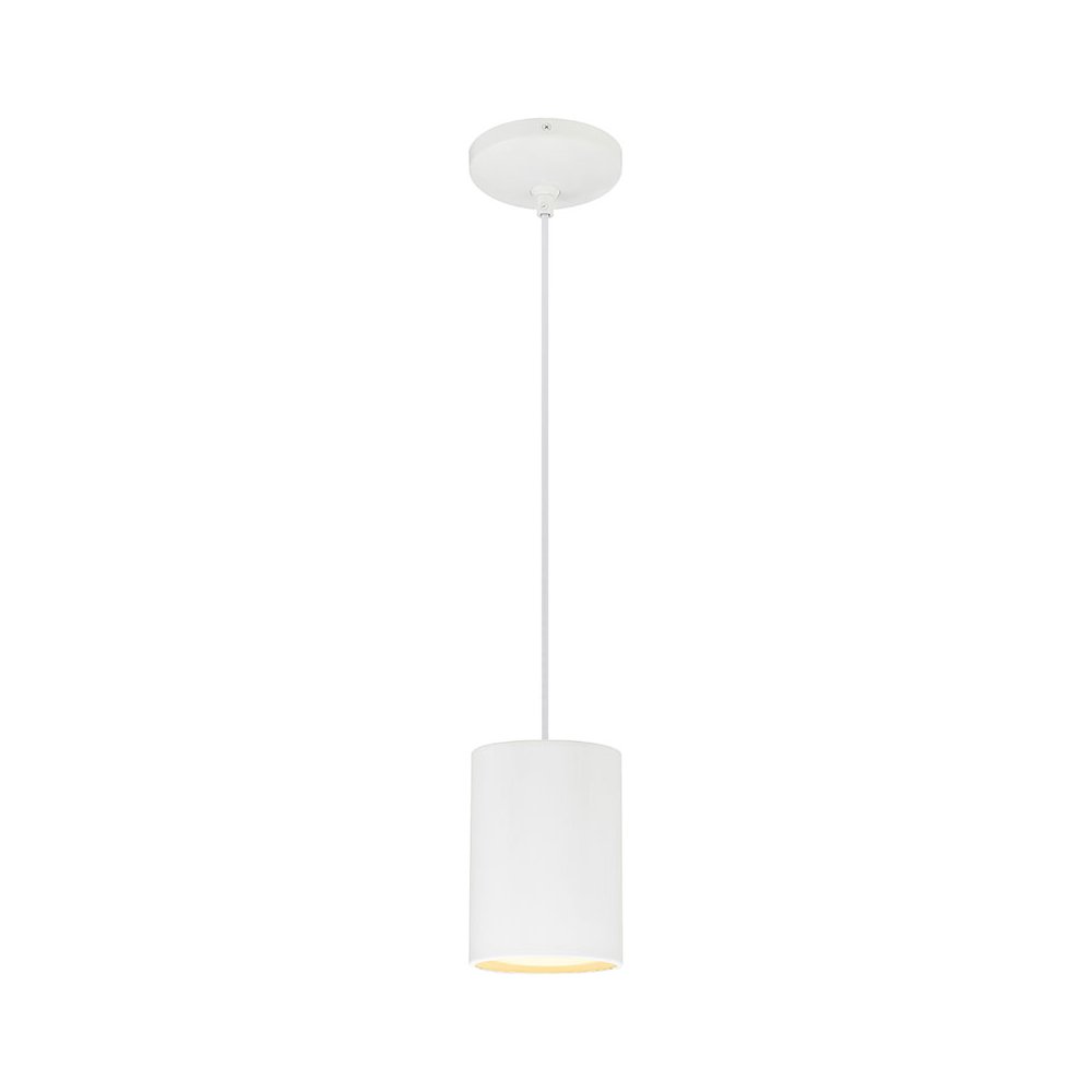 LED Pendant in Matte White Color