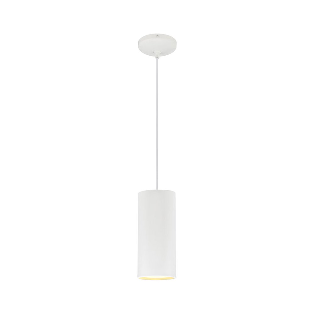 LED Pendant in Matte White Color