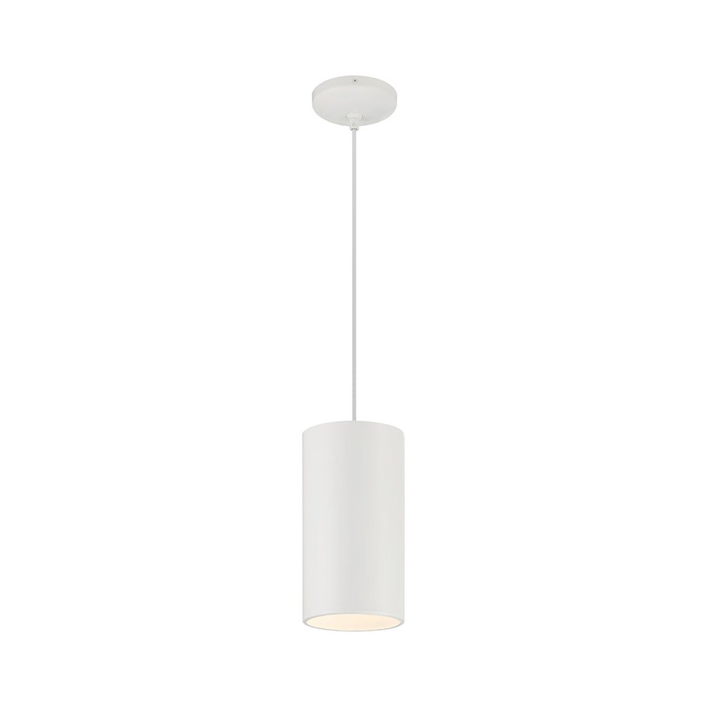 LED Pendant in Matte White Color