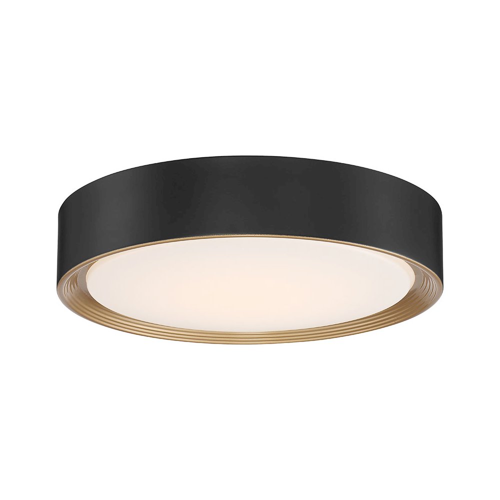 LED Flush Mount in Matte Black Color