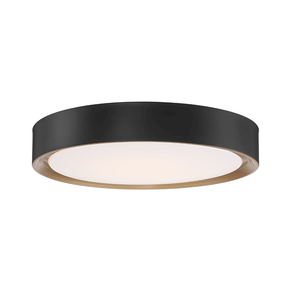 LED Flush Mount in Matte Black Color