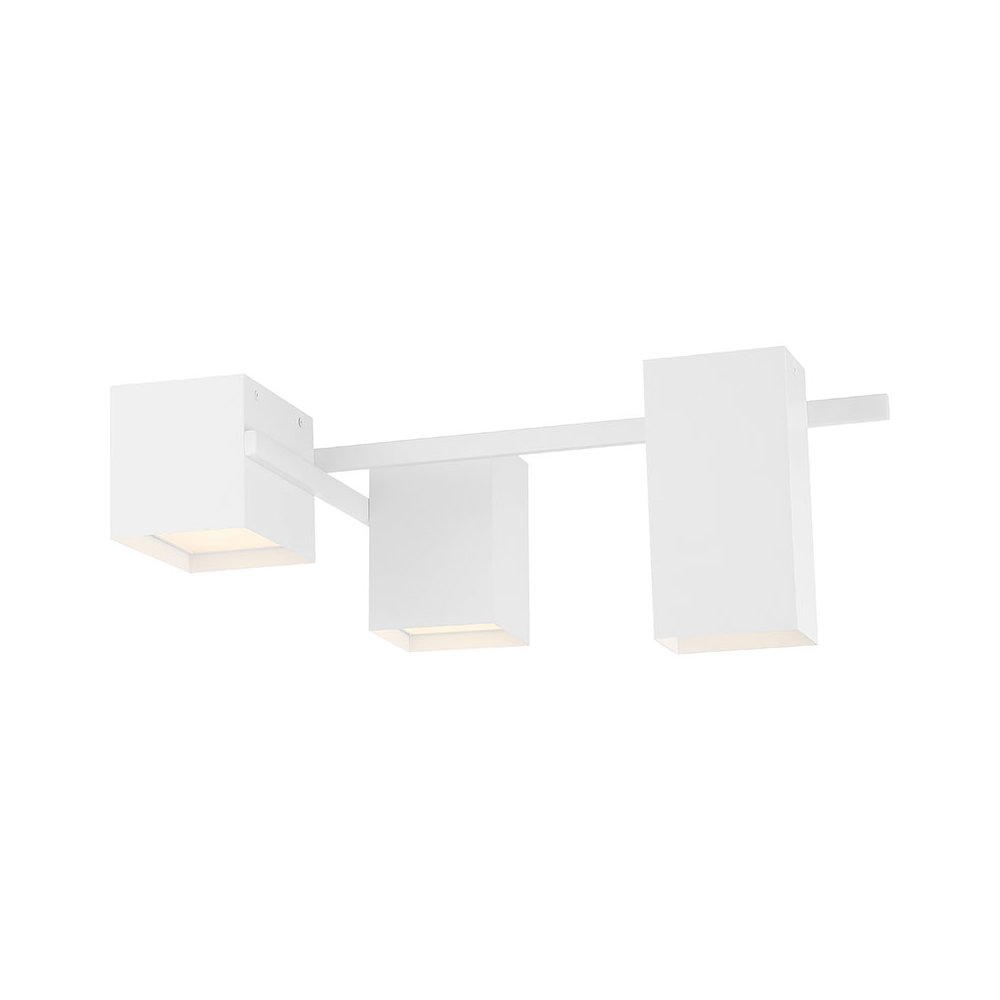 LED Flush Mount in Matte White Color