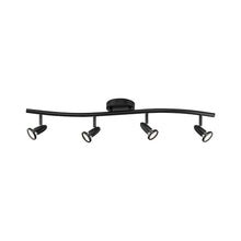 4 Light Adjustable LED Track in Black Color