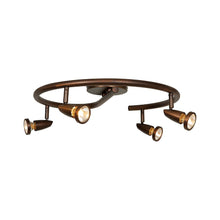 4 Light Adjustable Track in Bronze Color