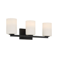 3 Light Vanity in Matte Black Color