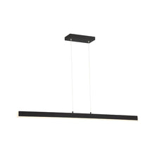 Dual Voltage LED Pendant in Matte Black Color