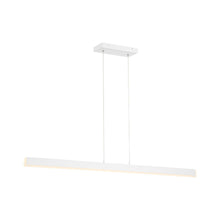 Dual Voltage LED Pendant in Matte White Color