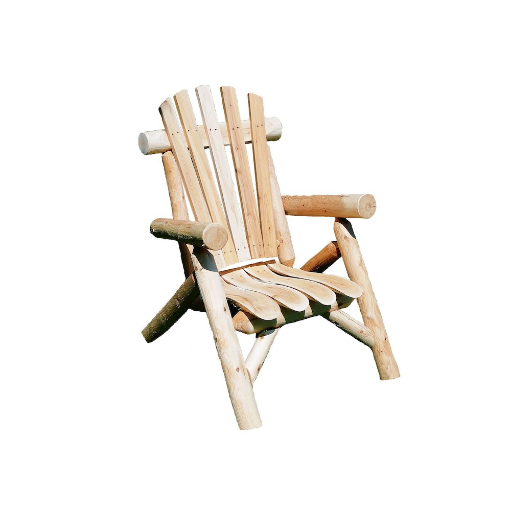 Cedar Log Lounge Chair