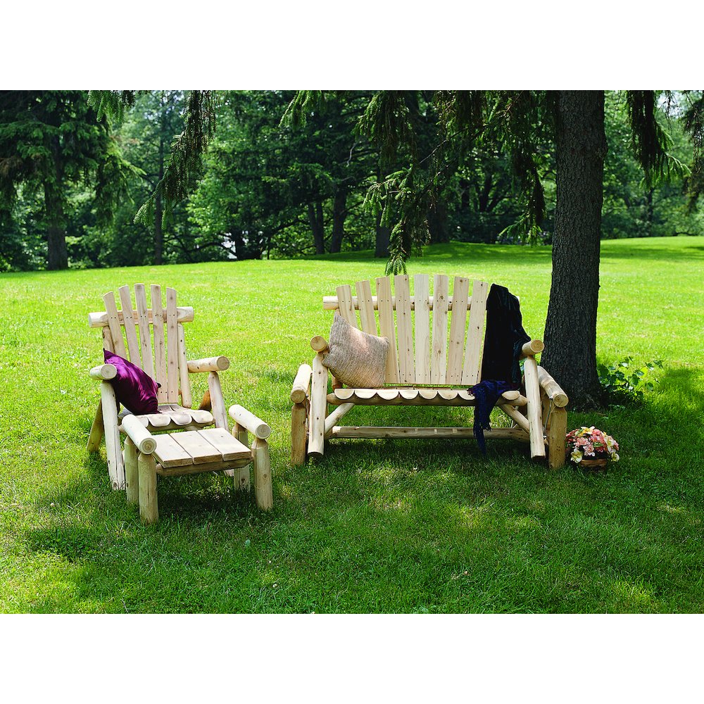 Cedar Log Lounge Chair