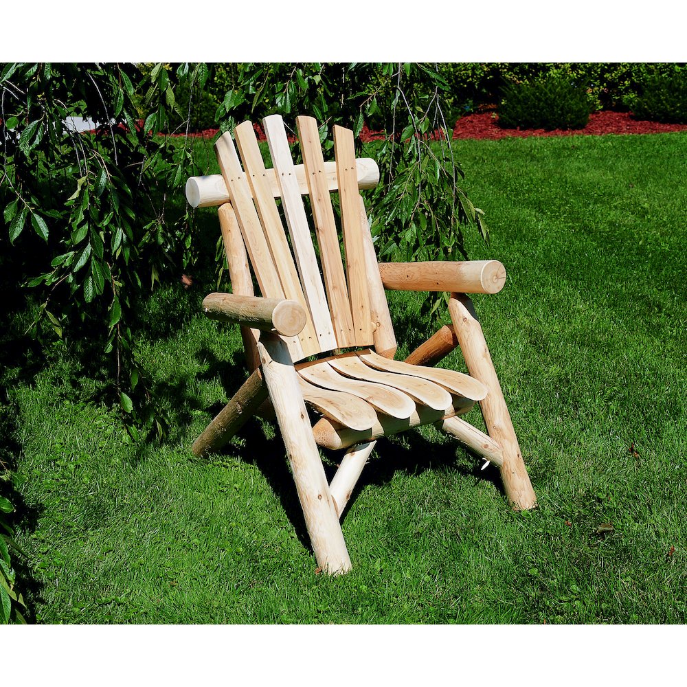 Cedar Log Lounge Chair