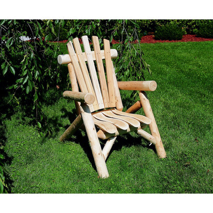 Cedar Log Lounge Chair