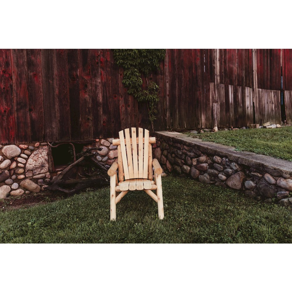 Cedar Log Dining Chair