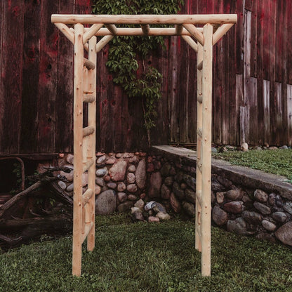 Small Cedar Log Arbor