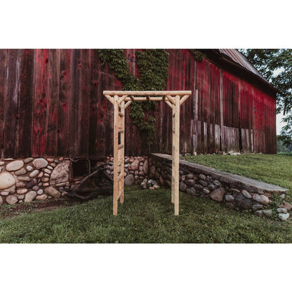 Small Cedar Log Arbor