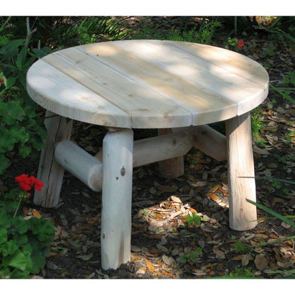 Cedar Log Coffee Table