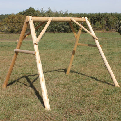 4' Cedar Log A-Frame for Swings