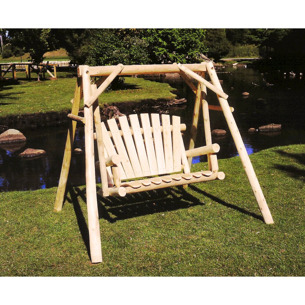 Cedar Log 4ft Yard Swing