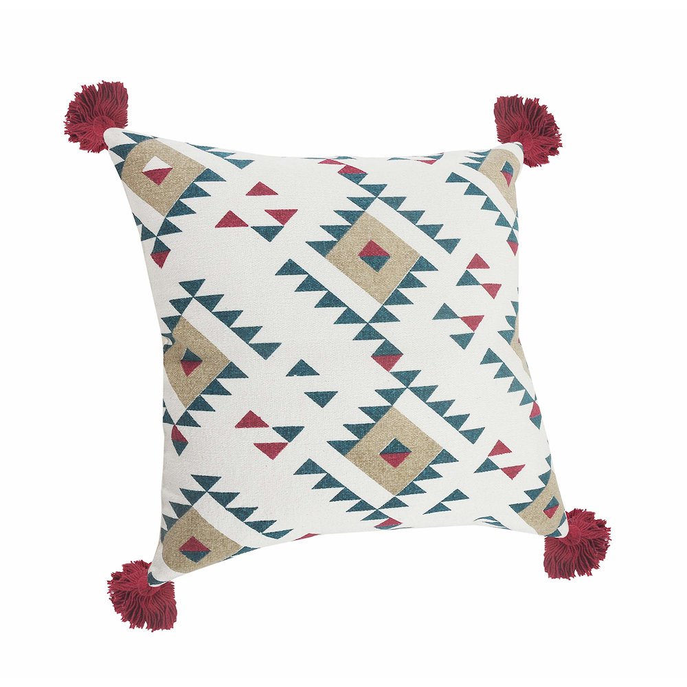 Eclectic Southwestern Geometric Throw Pillow
