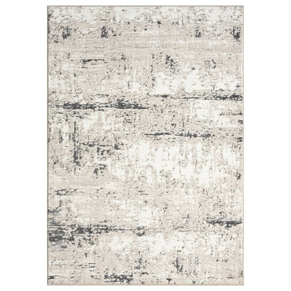 Antalya Durable Performance Area Rug Indoor in Beige/Gray, 5' x 7'