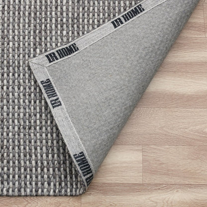 Bergen Wool Blend Area Rug Indoor in Gray/Silver, 5' x 7'9"