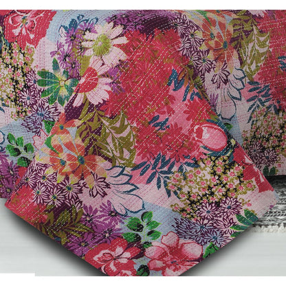 Coverlet Cotton in Red 96" x 110"