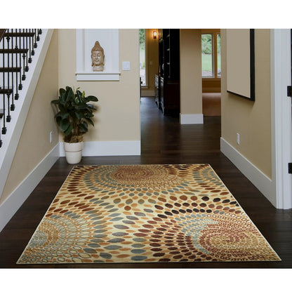 Grace Olefin Area Rug Indoor in Cream, 7'9" x 9'5"