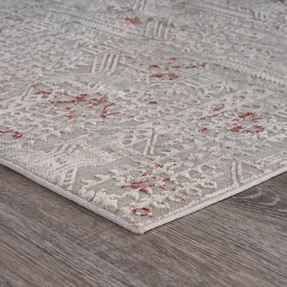 Imagine Durable Performance Area Rug Indoor in Blue/Cream, 2'2" x 7'7"