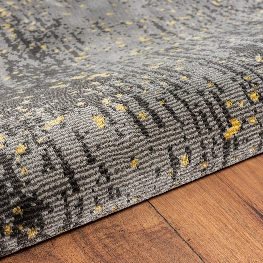 Impulse Performance Blend Area Rug Indoor in Gray/Brown, 7'6" x 9'6"