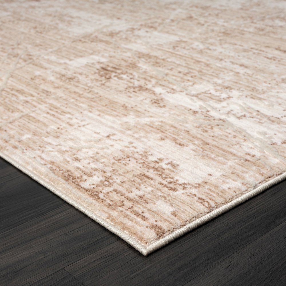 Lancaster Performance Blend Area Rug Indoor in Beige/Cream, 9' x 11'10"