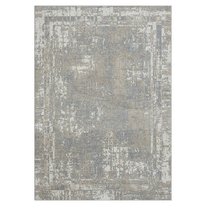 Lanham Durable Performance Area Rug Indoor in Gray/Ivory, 7'9" x 9'9"